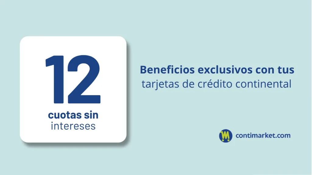 Hasta 12 cuotas sin intereses