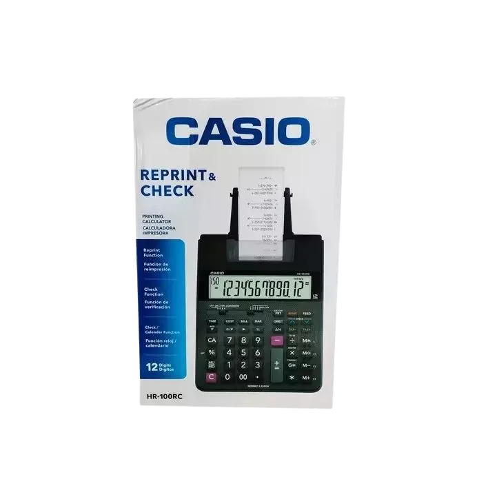 CALCULADORA CASIO HR-100RC C/PAPEL - imagen 2