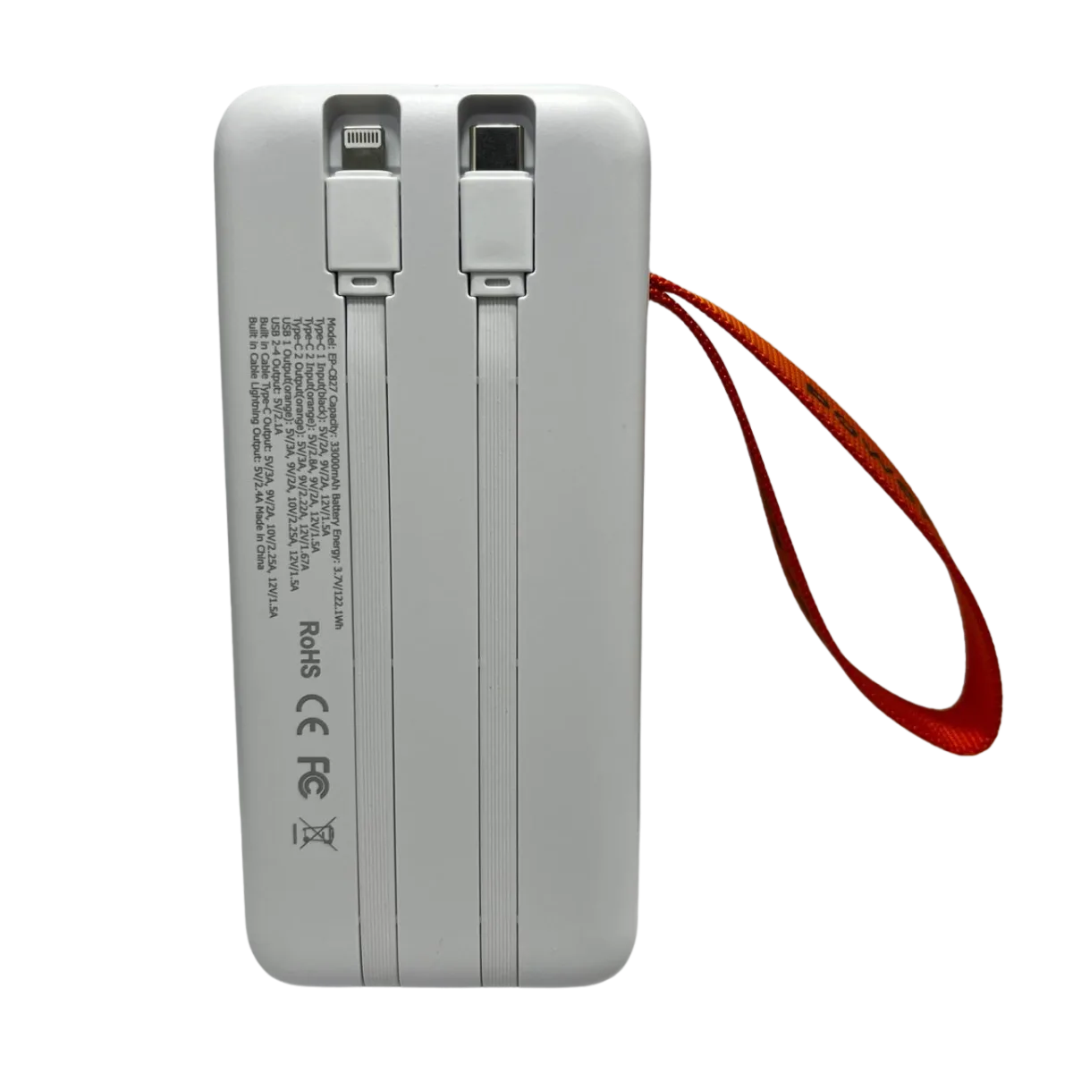 CARGADOR PORTATIL ECOPOWER EP-C827 33000M 4USB - imagen 2