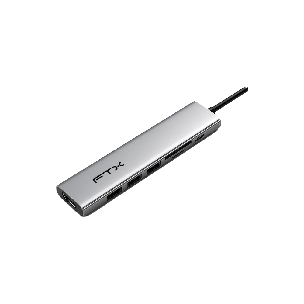 HUB USB C 7 EN 1 FTX CT-HBP2-AG7 - imagen 2
