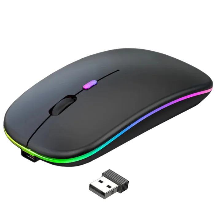 MOUSE INALAMBRICO RGB BT WIR W128 MO-46 - imagen 4