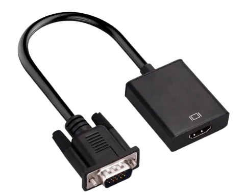 ADAPTADOR VGA/HDMI CAJA NEGRA CON AUDIO 2978