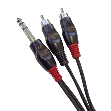 CABLE SANTO ANGELO 2MTS RCA/BANANA AC6