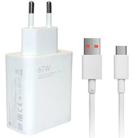 CARGADOR XIAOMI ORIGINAL 67W TIPO A + CABLE TIPO C