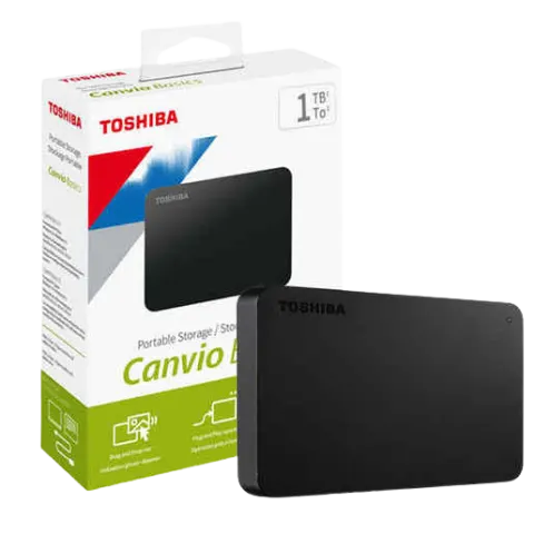 DISCO DURO EXTERNO TOSHIBA 1TB CANVIO