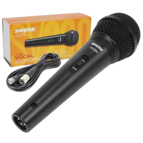 MICROFONO SHURE SV200 CON CABLE