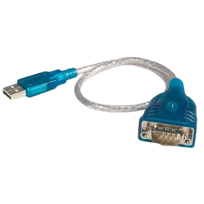 CONVERSOR USB A SERIAL MACHO RS232