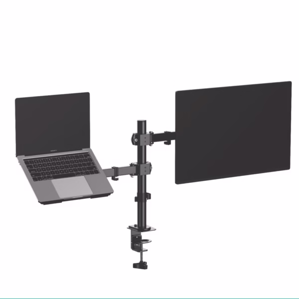SOPORTE DOBLE BRAZO KOLKE PARA NOTEBOOK Y MONITOR KVS-599