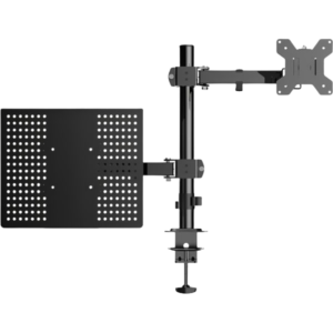SOPORTE DOBLE BRAZO KOLKE PARA NOTEBOOK Y MONITOR KVS-599