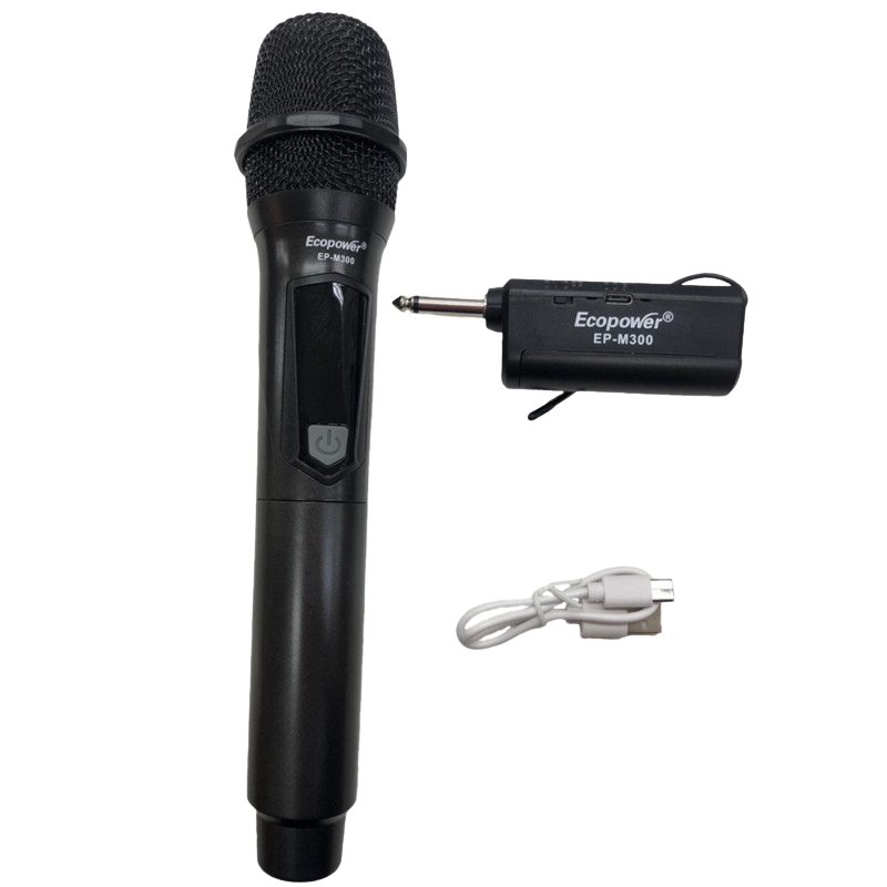 MICRÓFONO ECOPOWER EP-M300 INALÁMBRICO