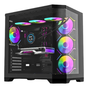 Gabinete Gamer Aigo darkFlash FT418 Mid Tower – Negro