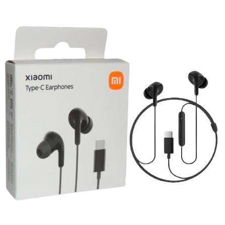 AURICULAR XIAOMI TYPE-C EARPHONES CON MICROFONO-CABLE