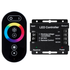 CONTROLADOR RGB 6AX3CH 12/24V