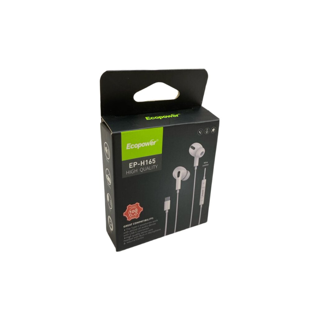 AURICULAR ECOPOWER TIPO C EP-H165