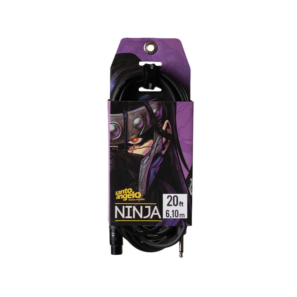 CABLE DE AUDIO SANTO ANGELO NINJA NEGRO