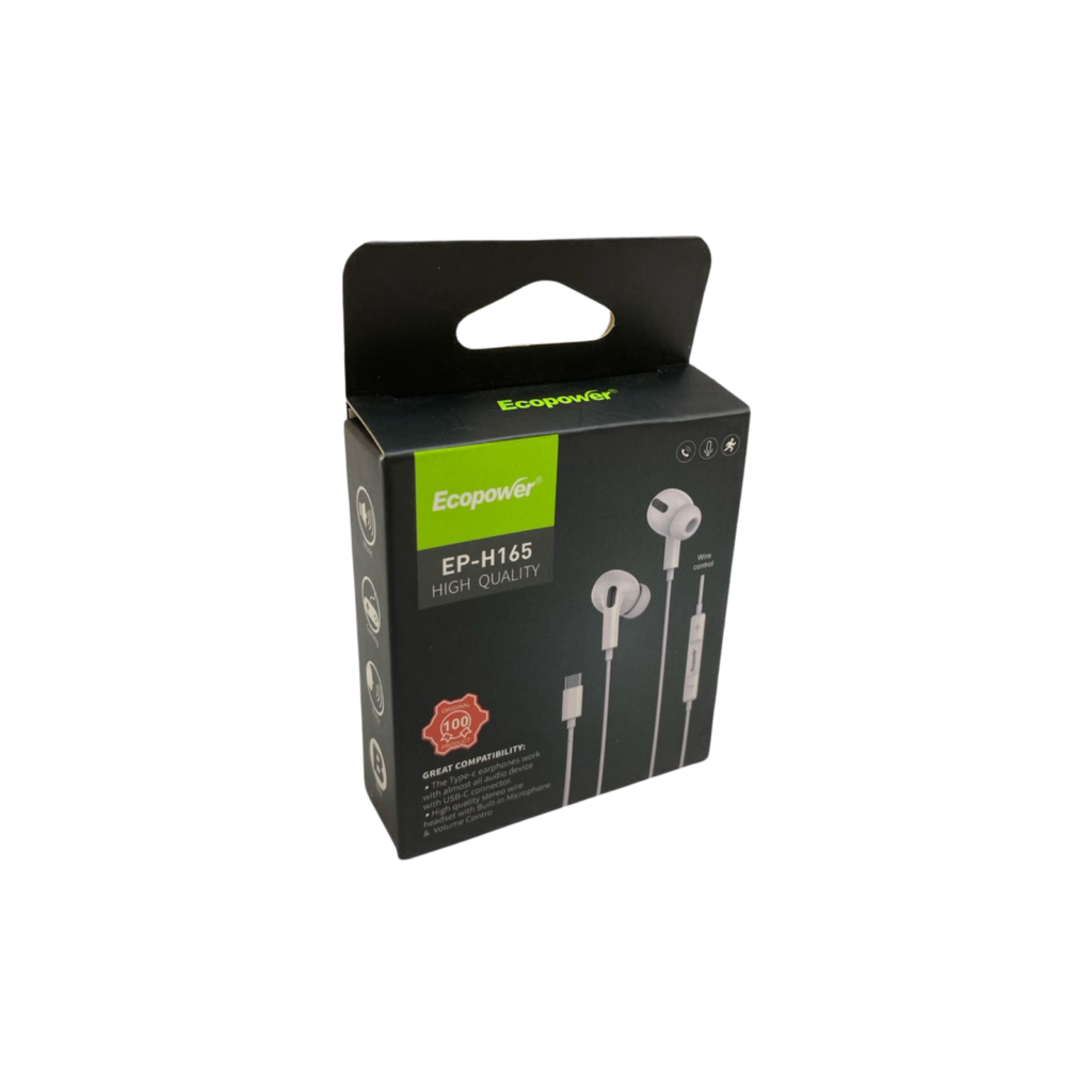 AURICULAR ECOPOWER TIPO C EP-H165