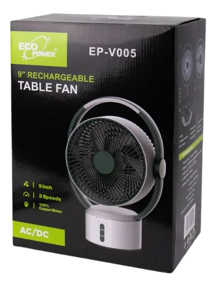 VENTILADOR PORTATIL ECOPOWER EP-V005