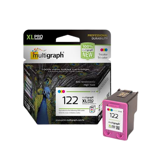 CARTUCHO DE TINTA 122XL MULTIGRANPH TRICOLOR