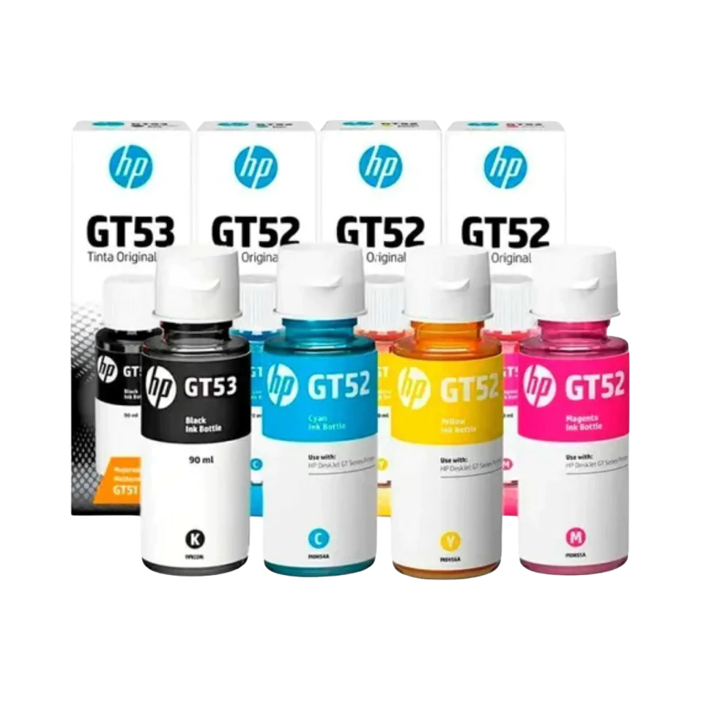 TINTAS HP ORIGINAL GT52-70ML/GT53-90ML