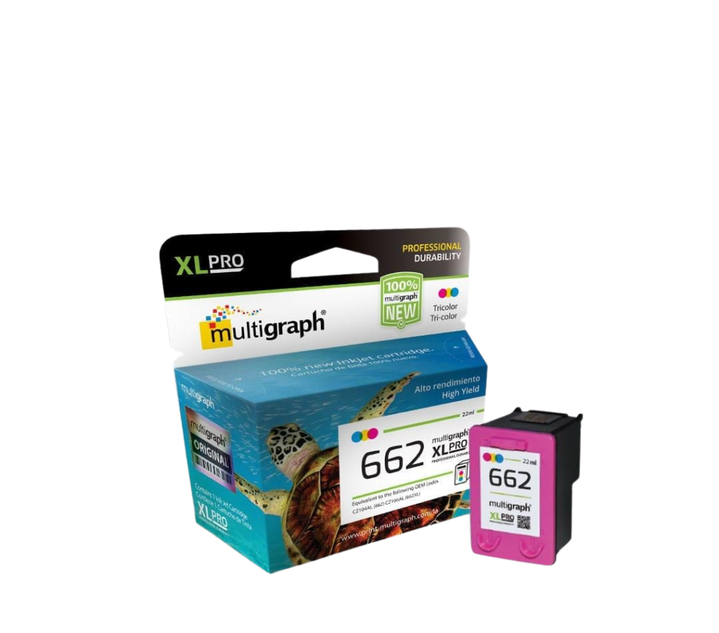 CARTUCHO DE TINTA MULTIGRAPH 662XL PRO TRICOLOR
