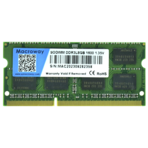 MEMORIA RAM P/ NOTEBOOK MACROWAY SO-DIMM DDR3 8GB 1600