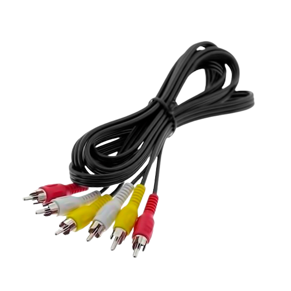 CABLE AUDIO ESTEREO Y VIDEO RCA/RCA