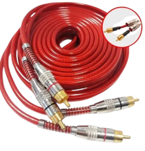 CABLE RCA BLINDADO 5MTRS