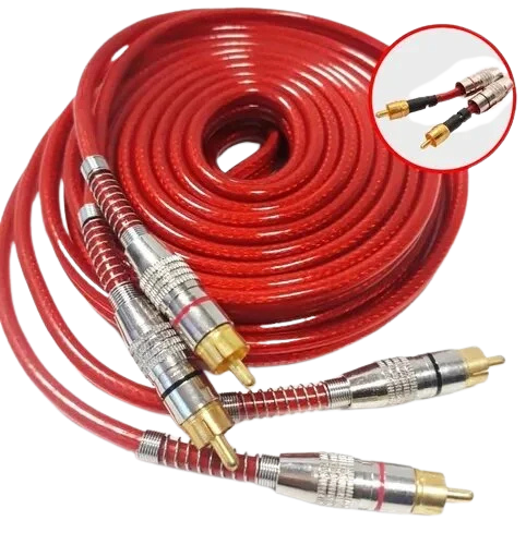 CABLE RCA BLINDADO 5MTRS