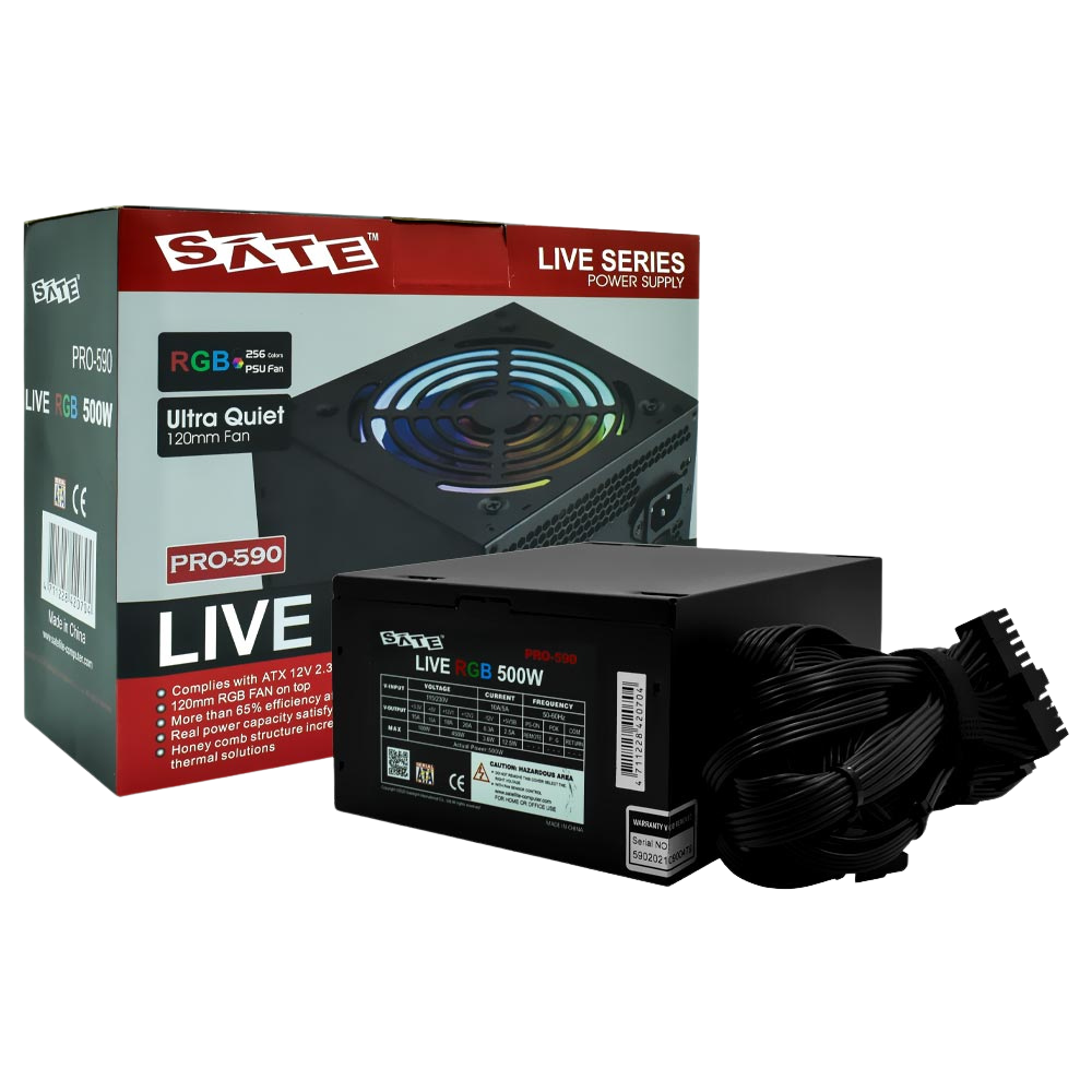 FUENTE REAL 500 SATELLITE REAL PRO 590