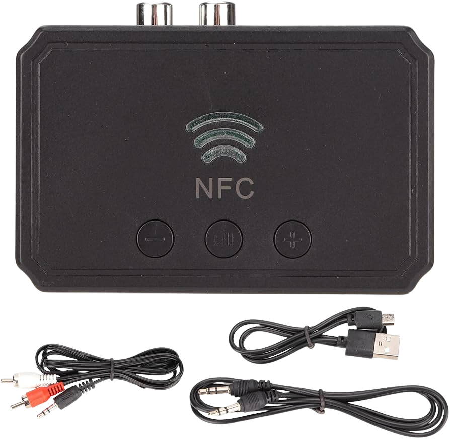 ADAPTADOR DE AUDIO 2 RCA BLUETOOTH NFC 5.0 T36
