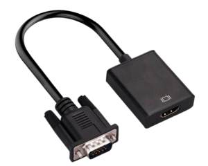 ADAPTADOR VGA/HDMI CAJA NEGRA CON AUDIO 2978