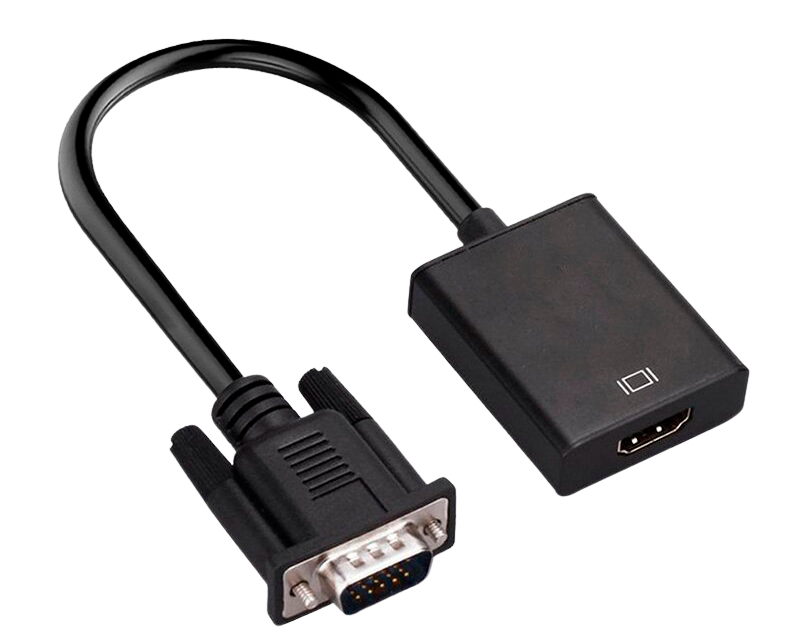 ADAPTADOR VGA/HDMI CAJA NEGRA CON AUDIO 2978