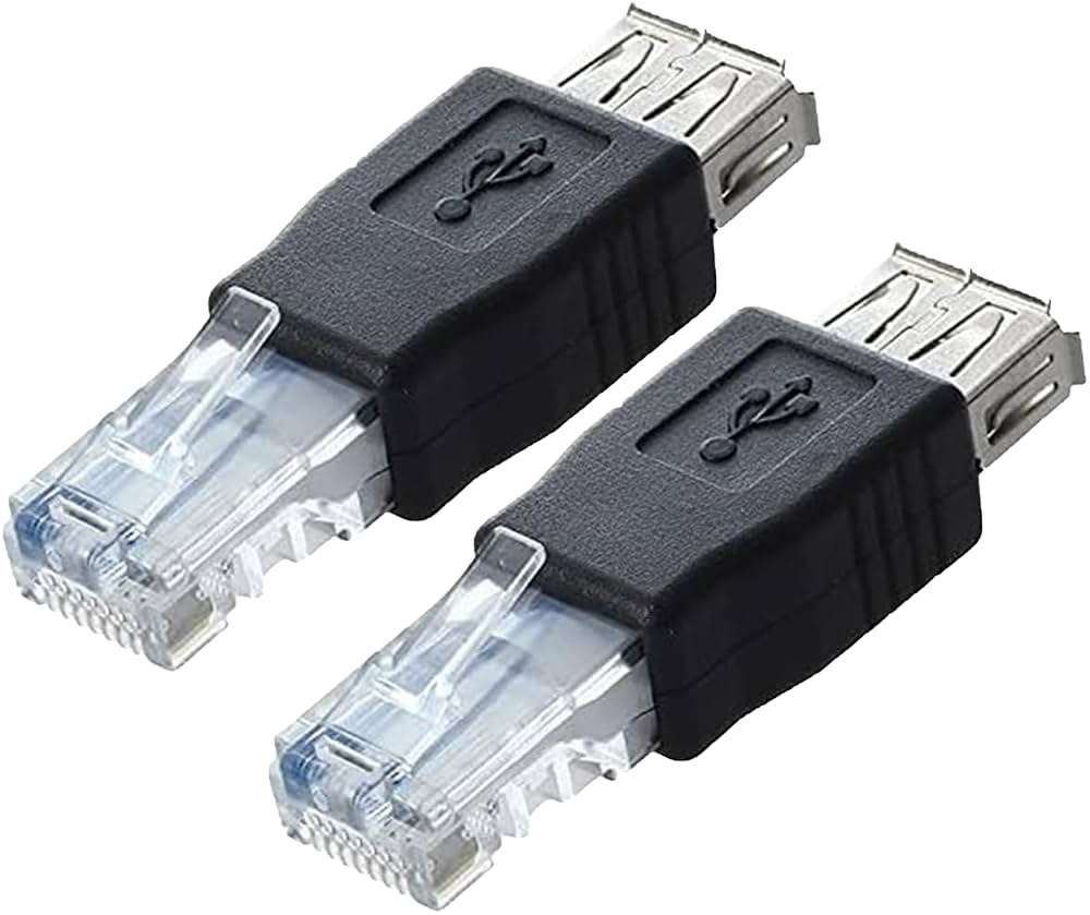 ADAPTADOR USB HEMBRA A RJ45 MACHO