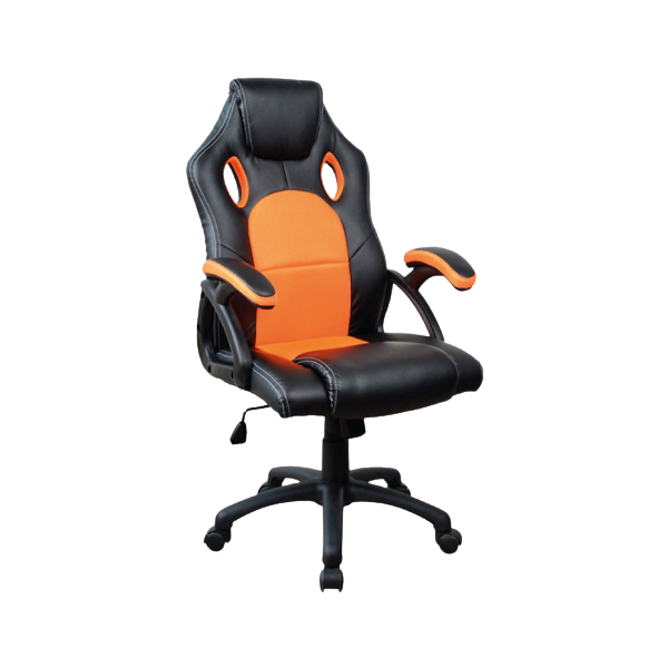 CONSUMER SILLA GAMER NARANJA ROJA